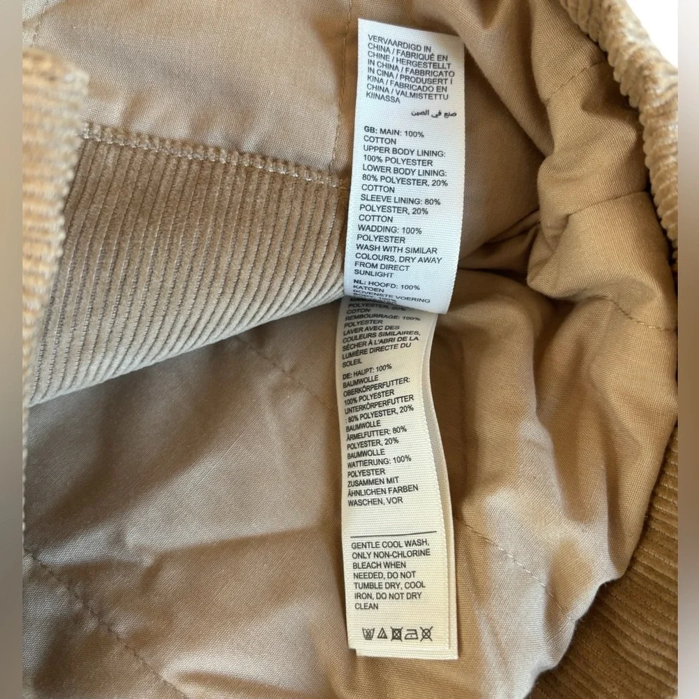 NWT FatFace Corduroy Jacket w/ Sherpa Lining - Picture 9 of 10